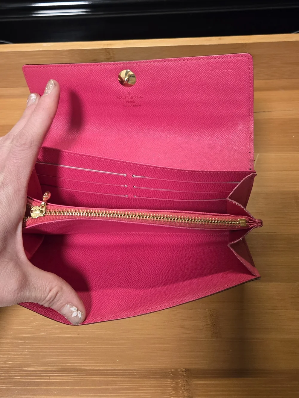 LOUIS VUITTON MULTICOLOR PORTEFEUILLE SARAH LONG WALLET - Picture 8 of 15